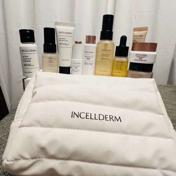 Korean Beauty Incellderm Skincare Travel Set - White & Rose Gold - Picture 6 of 6